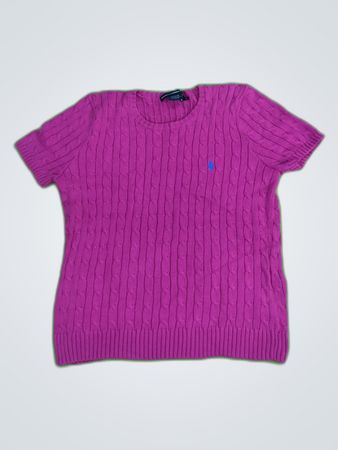 Ralph Lauren Sport Pink Knit Top