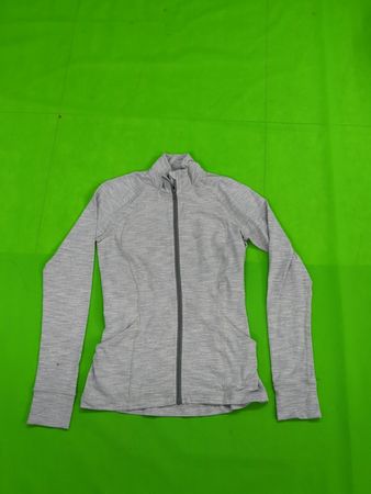 Lululemon Grey Zip-Up Track Jacket