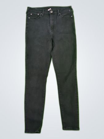 True Religion Black Straight Leg Jeans