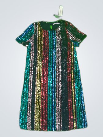 Y2K Miami Sequined Party Mini Dress