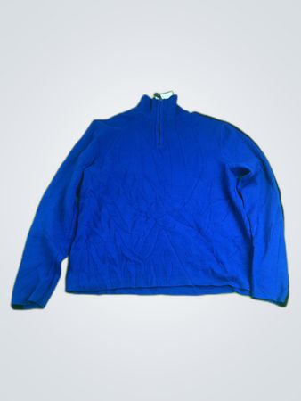 Polo Ralph Lauren Blue 1/4 Zip Knit Sweater