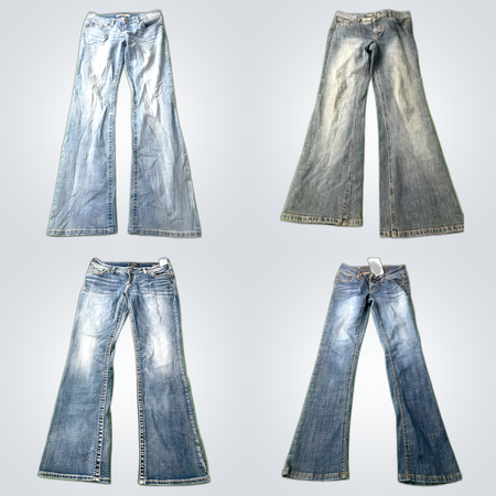 Flare and Straight Jeans