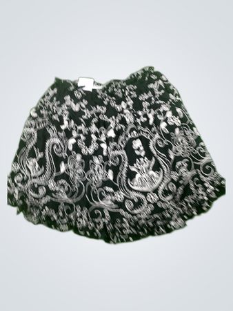 Forbidden Los Angeles Embroidered Mini Skirt