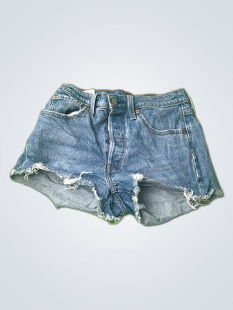 Levi's Distressed Denim Shorts