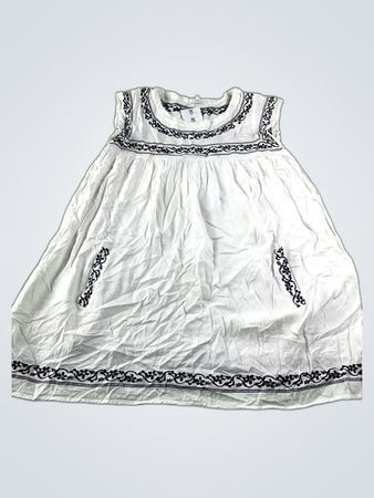 BROAKUA Embroidered White Dress