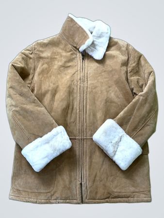 Gallery Suede Sherpa Lined Jacket