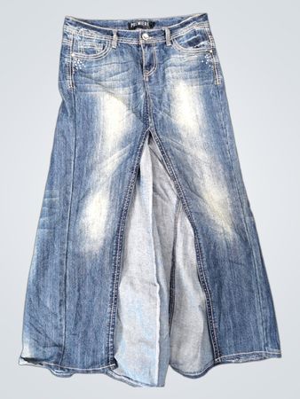 PREMIERE by rue21 Women's Blue Denim Maxi Skirt