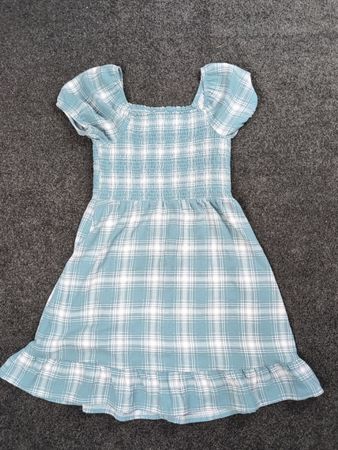 Gestreiftes Smock-Kleid für Mädchen