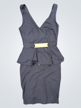 Bebe Schwarzes Etuikleid