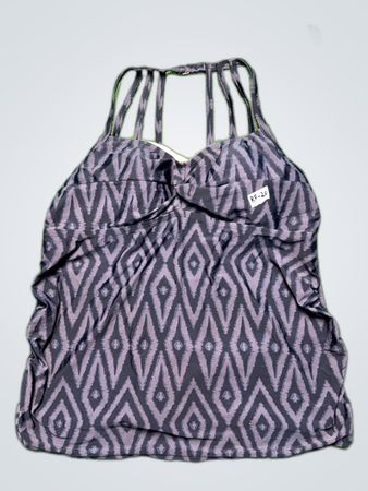 AvaViv Gray Patterned Tank Top