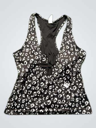 oasis leopard print tank top