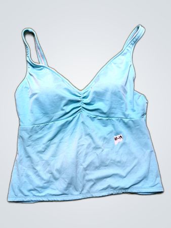 Miraclesuit Light Blue Swim Top