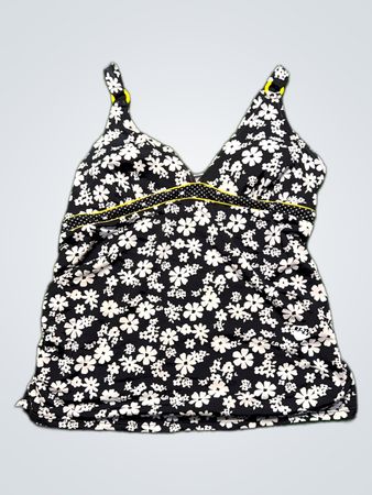 Motherhood Floral V-Neck Swimsuit Top