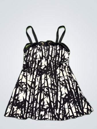 Venus Bamboo Print Strap Dress