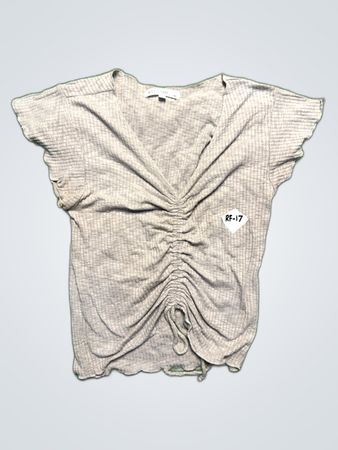 ANTISTAR Gray Ruched Top