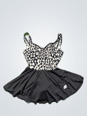 Black and White Polka Dot Dress