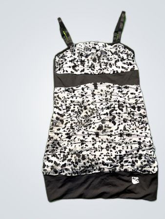 Black and White Dress with Spaghetti Straps