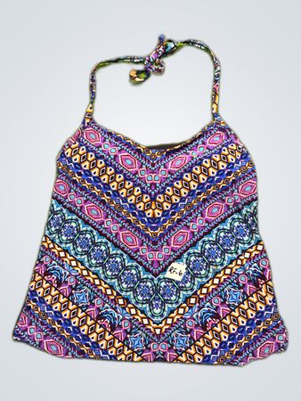 Aqua Green Halter Neck Swimsuit Top