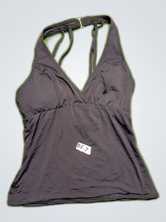 Black Halter Neck Tank Top
