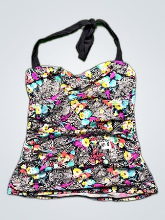 24&Ocean Floral Halter Swimsuit