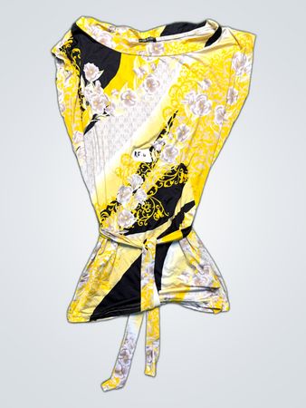 Me & Me Yellow Floral Blouse