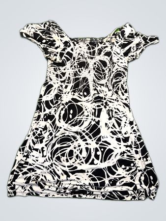 En Focus Studio Black and White Dress