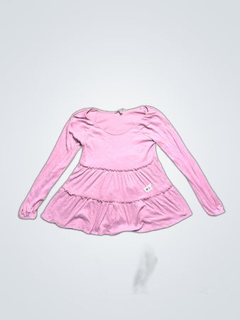 Lauren Conrad Pink Long-Sleeve Top