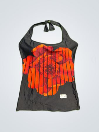 Griselda Oberson Halter Neck Tank Top