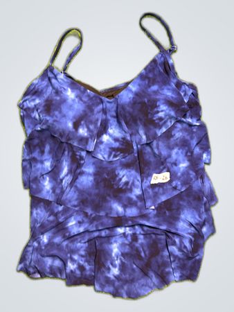 Blue Tie-Dye Tank Top