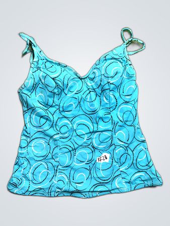 Miraclesuit Blue Swirl Tankini Top