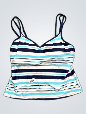 Tropical Escape Striped Tank Top