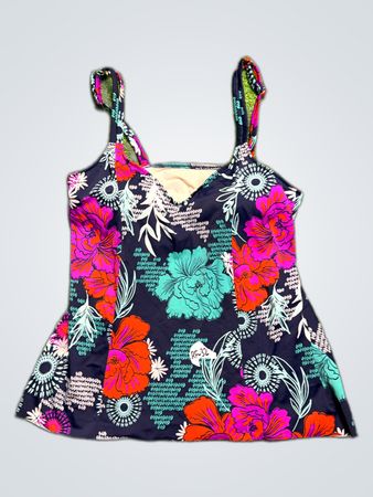 Floral Pattern Tank Top