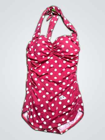 Red Polka Dot Swimsuit