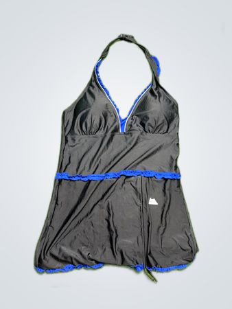 Black and Blue Swim Dress