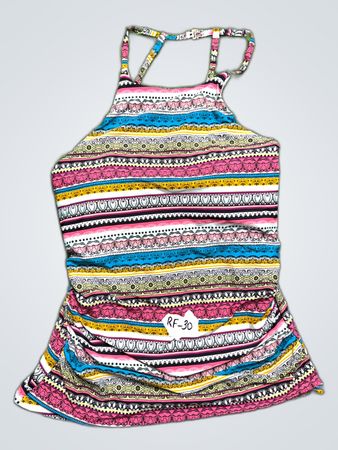 Liz Claiborne Women's Multicolor Striped Tank Top