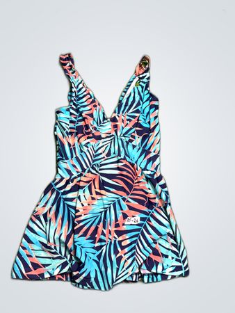 Maxine Tropical Print Swimsuit