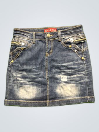 R-Ping Denim Skirt