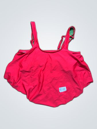 Red Ladies Swim Top