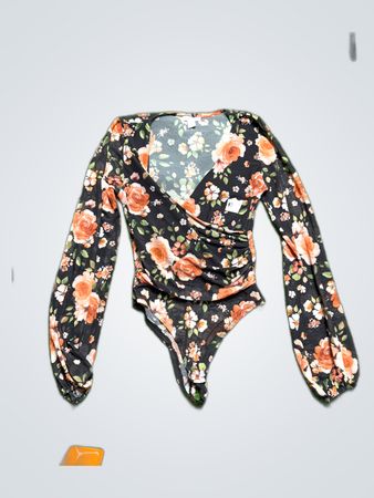 Floral Long Sleeve Bodysuit