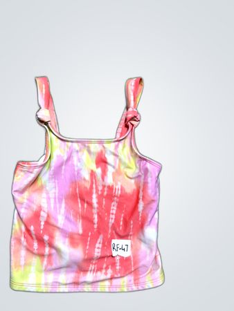 Cat & Jack Women's Multicolor Tie-Dye Tank Top