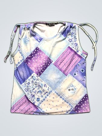 Pure Energy Patchwork Floral Cami Top
