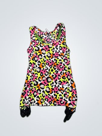 Neon Leopard Print Dress
