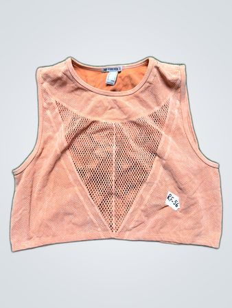 Forever 21 Peach Mesh Vest