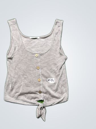 Caution to the Wind Striped Tank Top