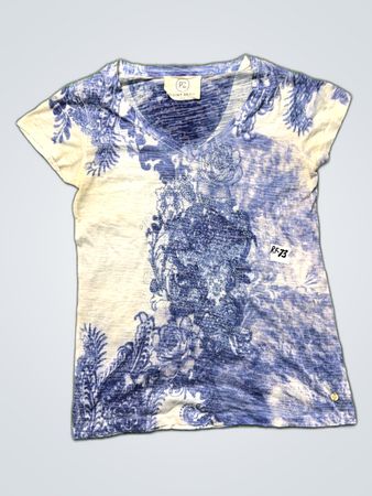Blue Printed T-Shirt