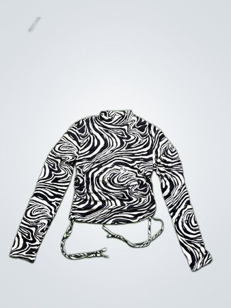 Terranova Zebra Print Long Sleeve Top