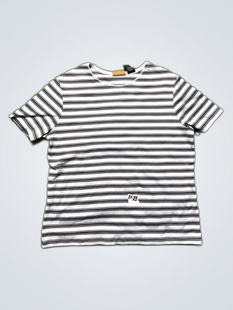 Laura Scott Striped Short Sleeve Top