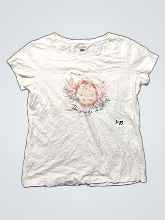 F&F White Graphic T-Shirt