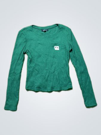 Green Long-Sleeve Top