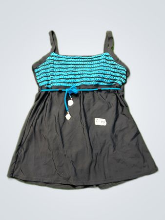 Della & Bauke Black Strap Mini Dress